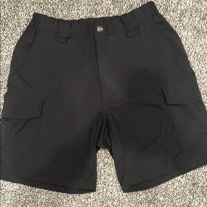 5.11 Tactical Black Cargo Shorts for Outdoor Utility